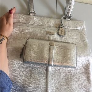 Cole Haan tote and wallet